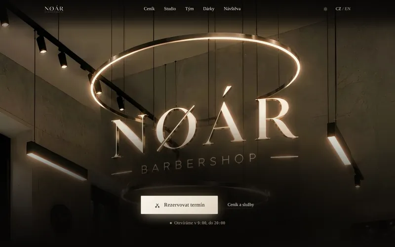 NØÁR Barbershop, website